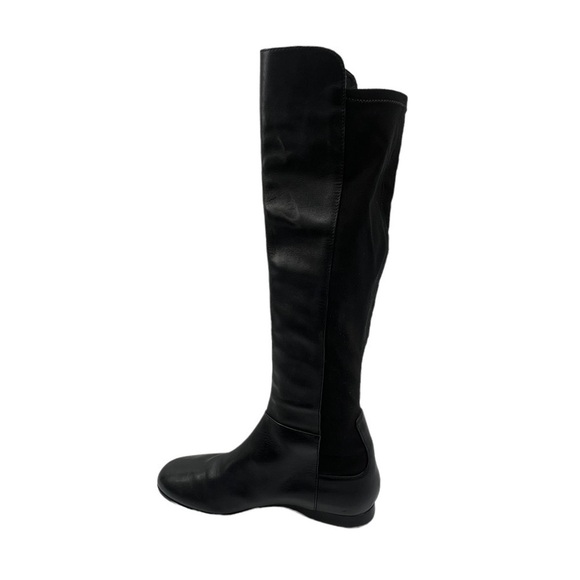 Enzo Angiolini Black Zeric Tall Knee High Stretch Boots Size 6 1/2 Women's - Picture 7 of 11